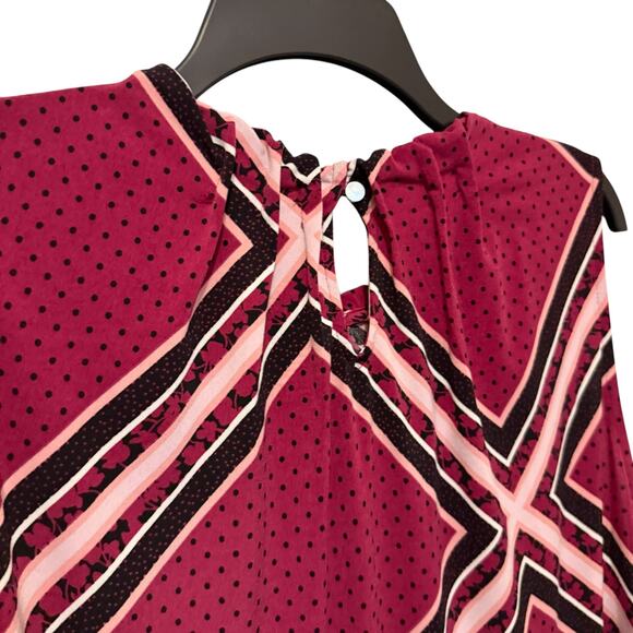 Croft and Barrow Shell Tank Top Raspberry Pink Diamond XL - Picture 5 of 6